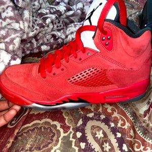 Air Jordan 5 Red Suede size 6.5 y